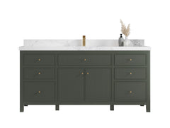 Sonoma 72 in W x 22 in D Free Standing Reeded Single Sink Bathroom Vanity - photo 1