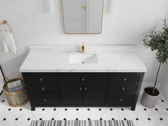 Sonoma 72 in W x 22 in D Free Standing Reeded Single Sink Bathroom Vanity - photo 20