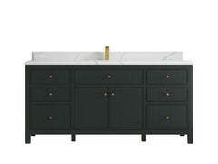 Sonoma 72 in W x 22 in D Free Standing Reeded Single Sink Bathroom Vanity - photo 21
