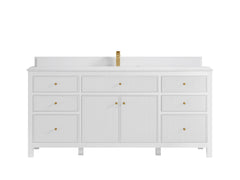 Sonoma 72 in W x 22 in D Free Standing Reeded Single Sink Bathroom Vanity - photo 29