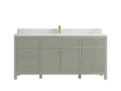 Sonoma 72 in W x 22 in D Free Standing Reeded Single Sink Bathroom Vanity - photo 24