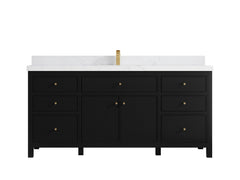 Sonoma 72 in W x 22 in D Free Standing Reeded Single Sink Bathroom Vanity - photo 29