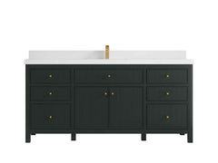 Sonoma 72 in W x 22 in D Free Standing Reeded Single Sink Bathroom Vanity - photo 37