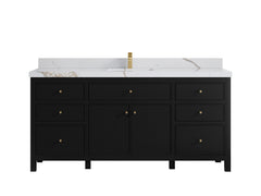 Sonoma 72 in W x 22 in D Free Standing Reeded Single Sink Bathroom Vanity - photo 15