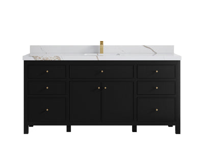 Sonoma 72 in W x 22 in D Free Standing Reeded Single Sink Bathroom Vanity - Willow Bath and Vanity