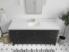 Sonoma 72 in W x 22 in D Free Standing Reeded Single Sink Bathroom Vanity - photo 14