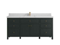 Sonoma 72 in W x 22 in D Free Standing Reeded Single Sink Bathroom Vanity - photo 19