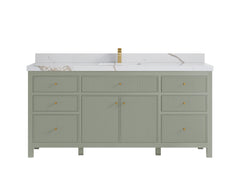 Sonoma 72 in W x 22 in D Free Standing Reeded Single Sink Bathroom Vanity - photo 16