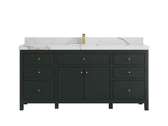 Sonoma 72 in W x 22 in D Free Standing Reeded Single Sink Bathroom Vanity - photo 13