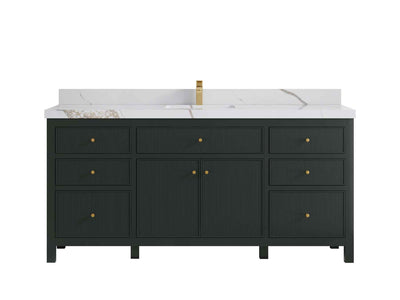 Sonoma 72 in W x 22 in D Free Standing Reeded Single Sink Bathroom Vanity - Willow Bath and Vanity