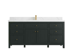 Sonoma 72 in W x 22 in D Free Standing Reeded Single Sink Bathroom Vanity - photo 15