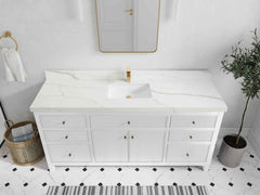 Sonoma 72 in W x 22 in D Free Standing Reeded Single Sink Bathroom Vanity - photo 18