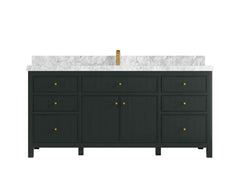 Sonoma 72 in W x 22 in D Free Standing Reeded Single Sink Bathroom Vanity - photo 7