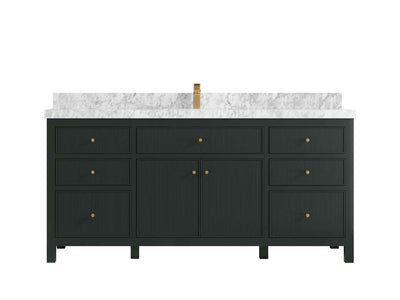 Sonoma 72 in W x 22 in D Free Standing Reeded Single Sink Bathroom Vanity - Willow Bath and Vanity
