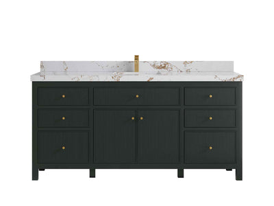 Sonoma 72 in W x 22 in D Free Standing Reeded Single Sink Bathroom Vanity - Willow Bath and Vanity