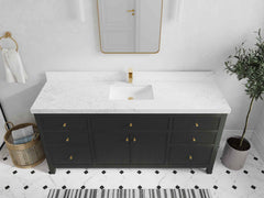 Sonoma 72 in W x 22 in D Free Standing Reeded Single Sink Bathroom Vanity - photo 15