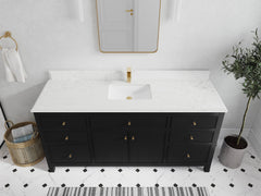 Sonoma 72 in W x 22 in D Free Standing Reeded Single Sink Bathroom Vanity - photo 24