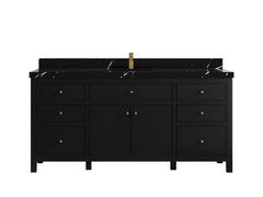 Sonoma 72 in W x 22 in D Free Standing Reeded Single Sink Bathroom Vanity - photo 13