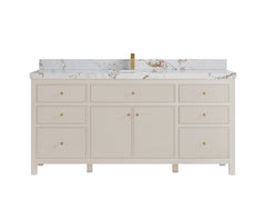 Sonoma 72 in W x 22 in D Free Standing Reeded Single Sink Bathroom Vanity - photo 32