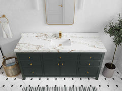 Sonoma 72 in W x 22 in D Free Standing Reeded Single Sink Bathroom Vanity - photo 32