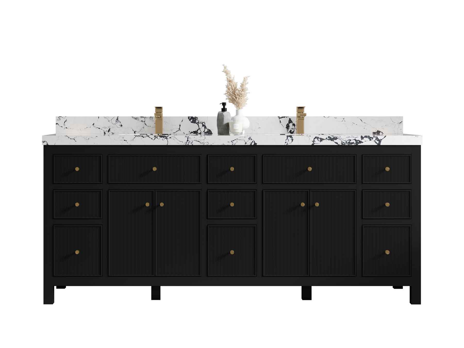 Sonoma 80 in. W x 22 in. D Double Sink Bathroom Vanity - Willow Bath and Vanity