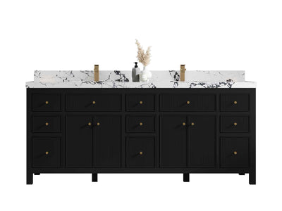 Sonoma 80 in. W x 22 in. D Double Sink Bathroom Vanity - Willow Bath and Vanity
