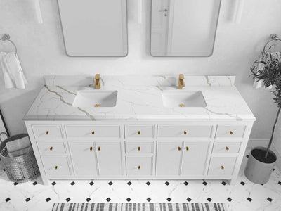 Sonoma 80 in. W x 22 in. D Double Sink Bathroom Vanity - Willow Bath and Vanity