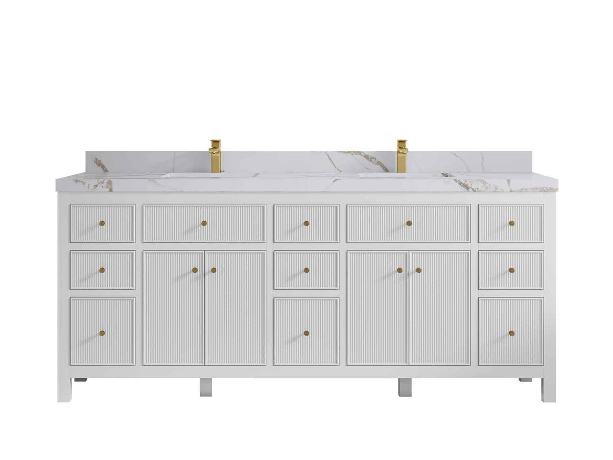 Sonoma 80 in. W x 22 in. D Double Sink Bathroom Vanity - Willow Bath and Vanity