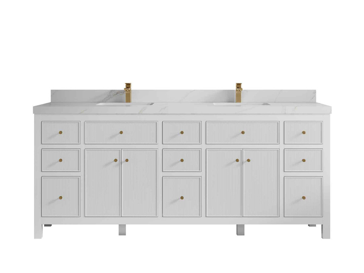 Sonoma 80 in. W x 22 in. D Double Sink Bathroom Vanity - Willow Bath and Vanity
