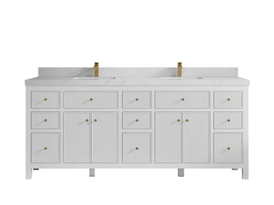 Sonoma 80 in. W x 22 in. D Double Sink Bathroom Vanity - Willow Bath and Vanity
