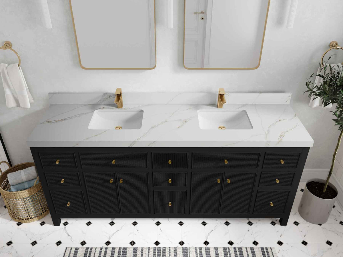 Sonoma 80 in. W x 22 in. D Double Sink Bathroom Vanity - Willow Bath and Vanity