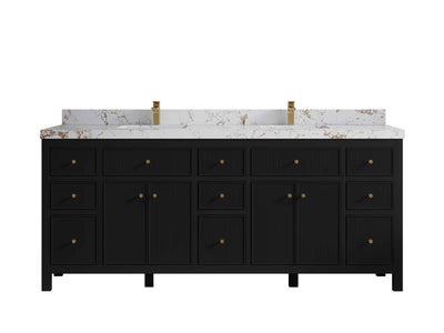 Sonoma 80 in. W x 22 in. D Double Sink Bathroom Vanity - Willow Bath and Vanity