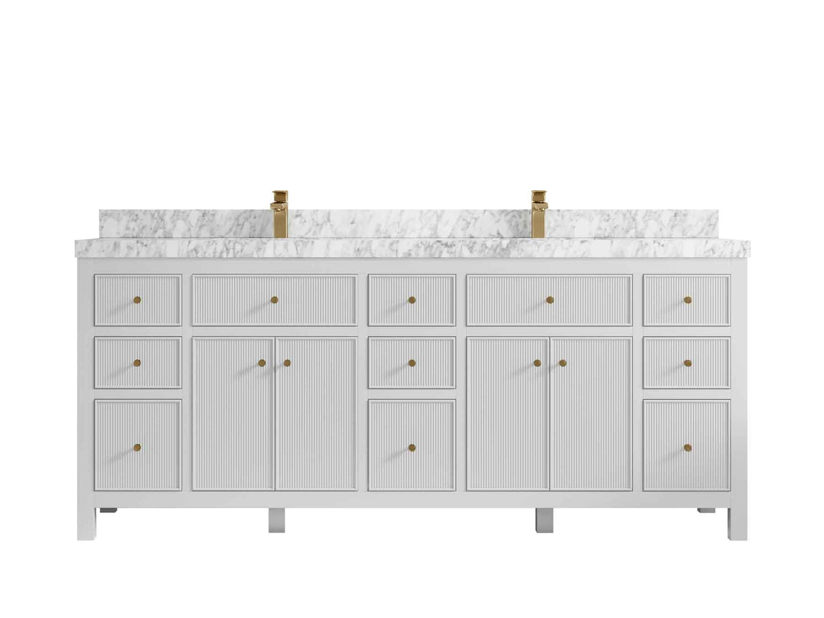 Sonoma 80 in. W x 22 in. D Double Sink Bathroom Vanity - Willow Bath and Vanity