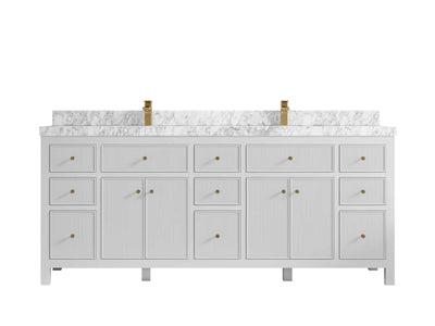 Sonoma 80 in. W x 22 in. D Double Sink Bathroom Vanity - Willow Bath and Vanity