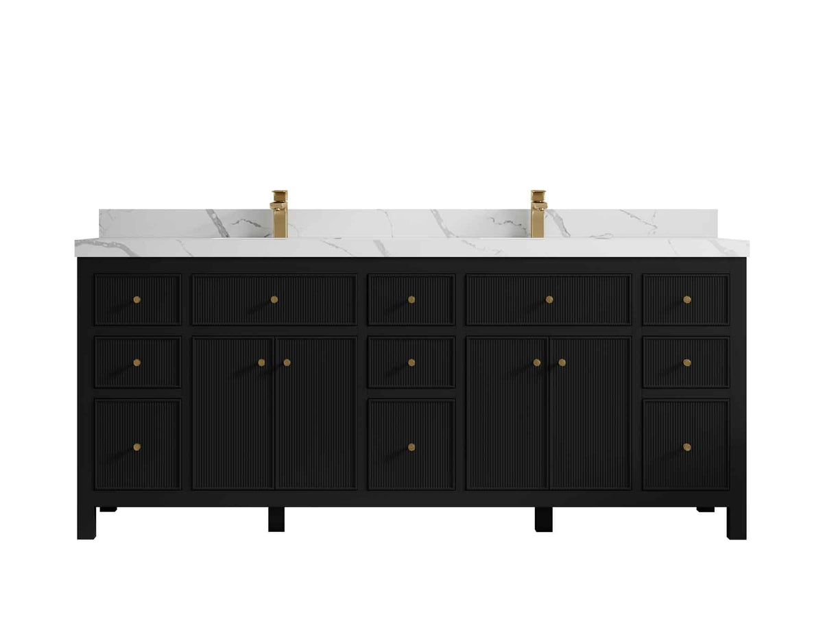 Sonoma 80 in. W x 22 in. D Double Sink Bathroom Vanity - Willow Bath and Vanity