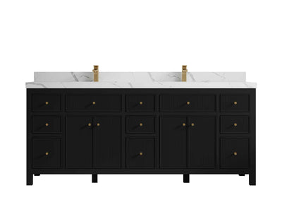 Sonoma 80 in. W x 22 in. D Double Sink Bathroom Vanity - Willow Bath and Vanity