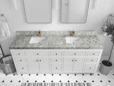 Sonoma 80 in. W x 22 in. D Double Sink Bathroom Vanity - Willow Bath and Vanity