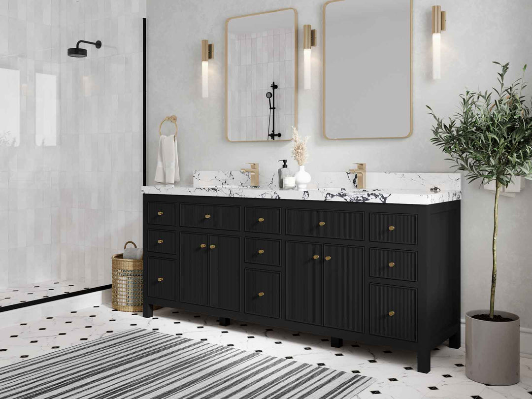 Sonoma 80 in. W x 22 in. D Double Sink Bathroom Vanity - Willow Bath and Vanity