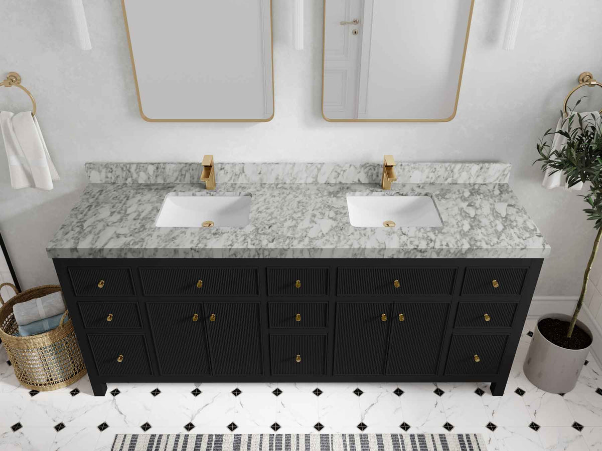Sonoma 80 in. W x 22 in. D Double Sink Bathroom Vanity - Willow Bath and Vanity