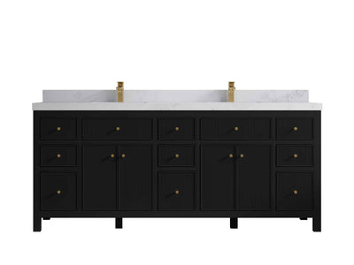 Sonoma 80 in. W x 22 in. D Double Sink Bathroom Vanity - Willow Bath and Vanity