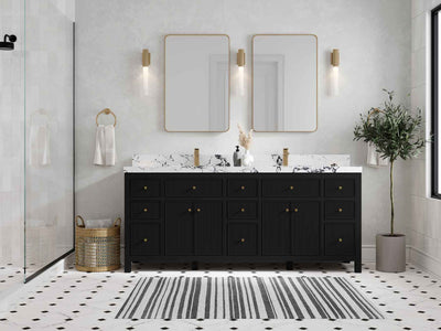 Sonoma 80 in. W x 22 in. D Double Sink Bathroom Vanity - Willow Bath and Vanity