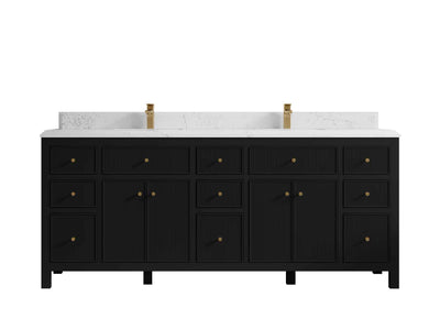 Sonoma 80 in. W x 22 in. D Double Sink Bathroom Vanity - Willow Bath and Vanity