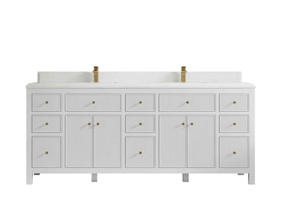 Sonoma 80 in. W x 22 in. D Double Sink Bathroom Vanity - Willow Bath and Vanity