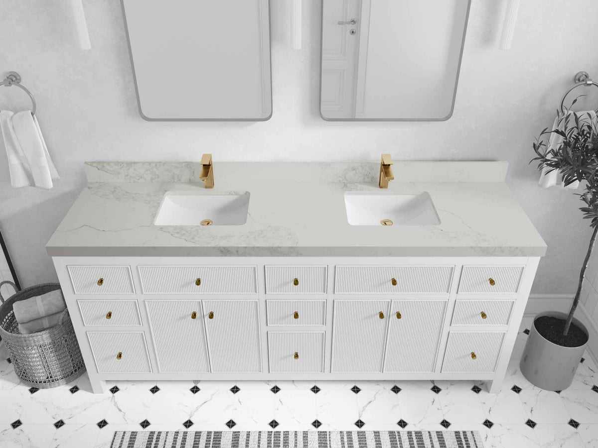 Sonoma 80 in. W x 22 in. D Double Sink Bathroom Vanity - Willow Bath and Vanity