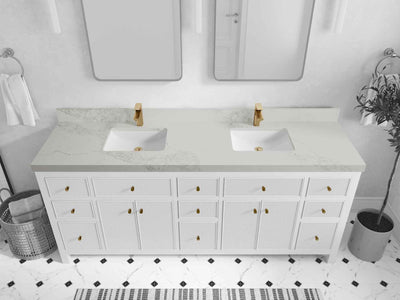 Sonoma 80 in. W x 22 in. D Double Sink Bathroom Vanity - Willow Bath and Vanity