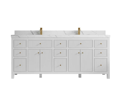 Sonoma 80 in. W x 22 in. D Double Sink Bathroom Vanity - Willow Bath and Vanity