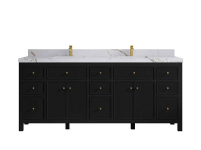 Sonoma 80 in. W x 22 in. D Double Sink Bathroom Vanity - Willow Bath and Vanity