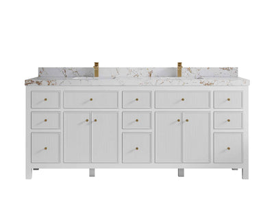 Sonoma 80 in. W x 22 in. D Double Sink Bathroom Vanity - Willow Bath and Vanity