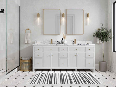 Sonoma 80 in. W x 22 in. D Double Sink Bathroom Vanity - Willow Bath and Vanity
