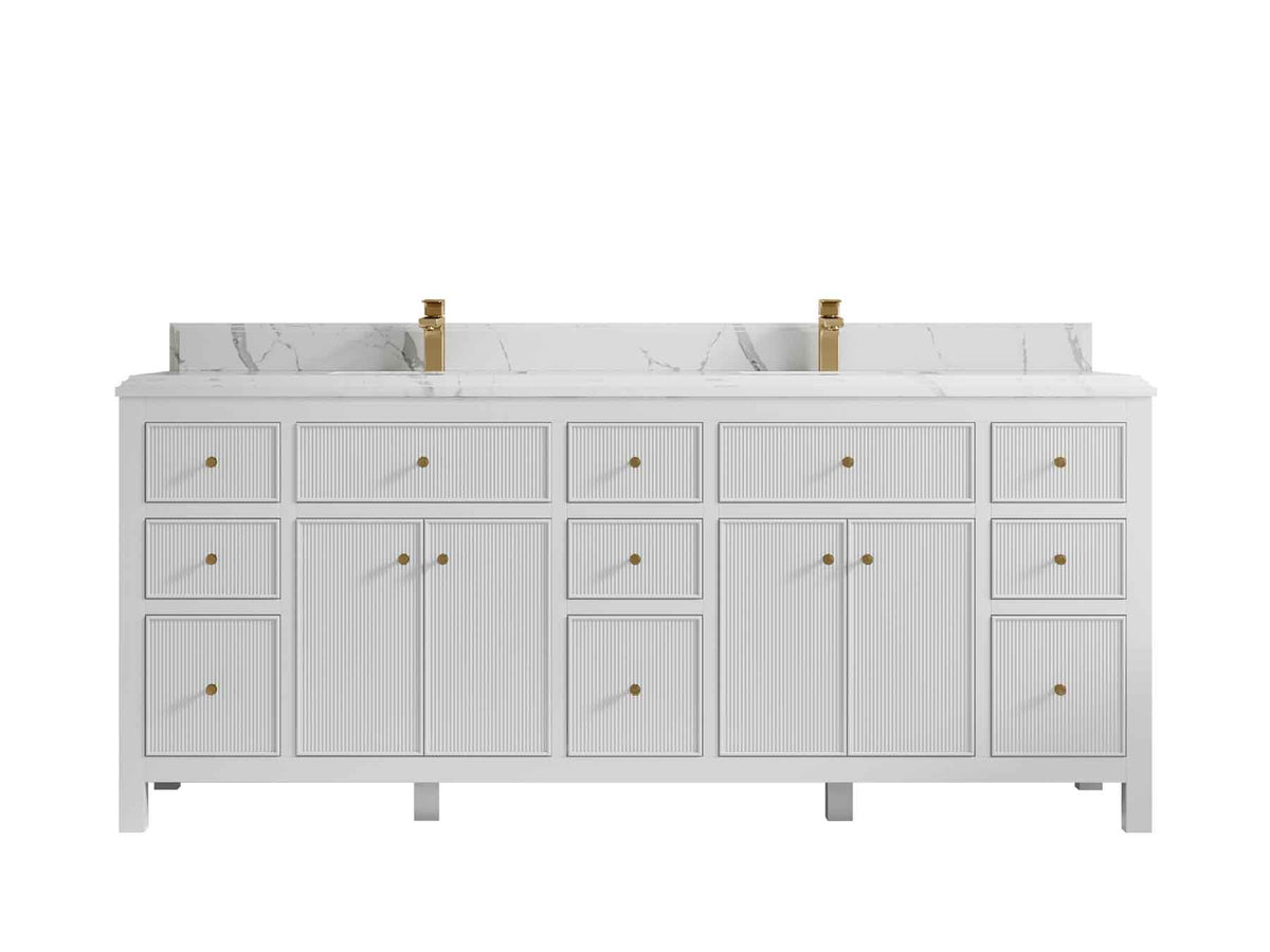 Sonoma 80 in. W x 22 in. D Double Sink Bathroom Vanity - Willow Bath and Vanity